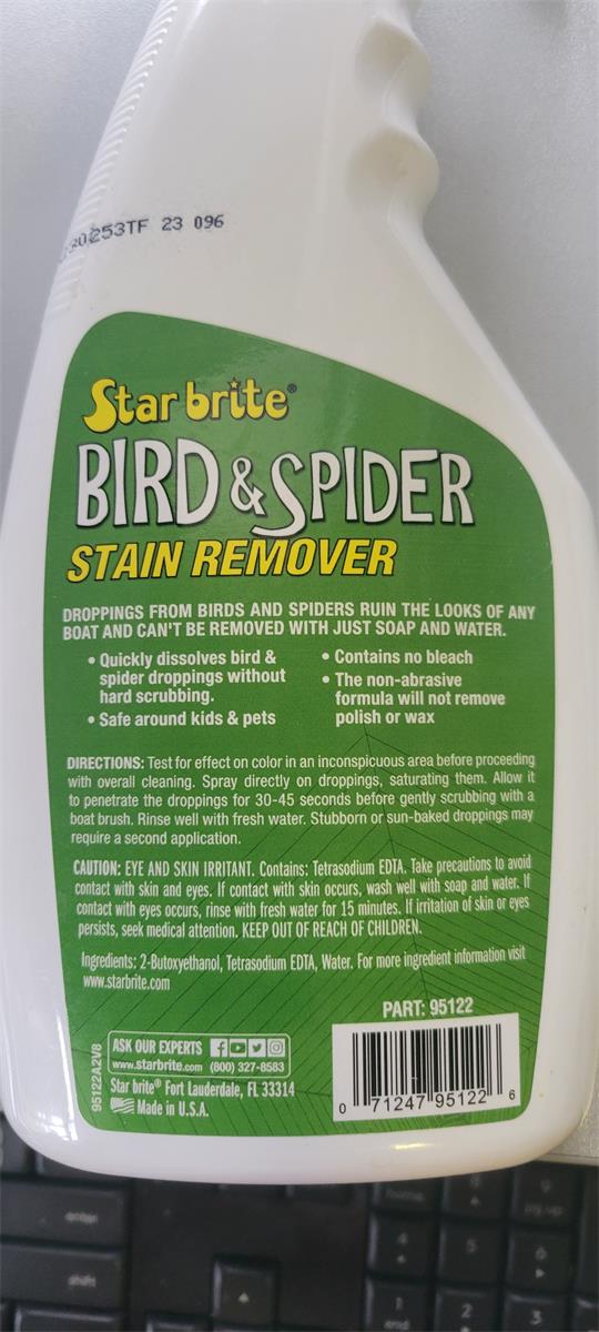Star brite bird & spider stain remover